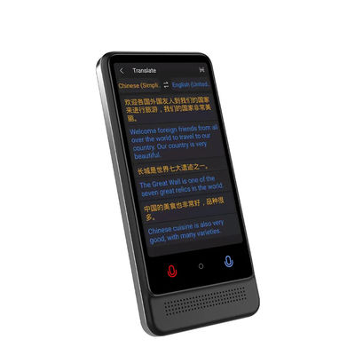 すべての言語 インスタント・ボイス・トランスレーター 録音装置 4.02インチ 2200mA