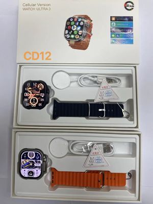 CD12 4G LTE スマートウォッチ 旋回カメラとタッチズーム 防水アモールディスプレイ 2000mA バッテリー