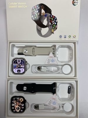 CD20 4G セルラーカード スマートウォッチ GPS回転式プルカメラタッチエンコーダー AMOLED画面