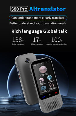 2025 S80PRO 言語翻訳装置 138 言語 音声 携帯 オンライン オフライン 翻訳